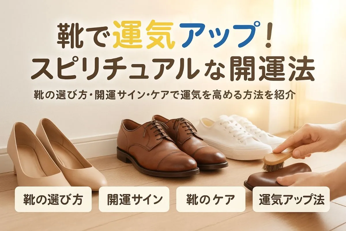 スピリチュアルと靴の意味と運気アップ法を徹底解説！選び方・開運サイン・効果的なケアまで