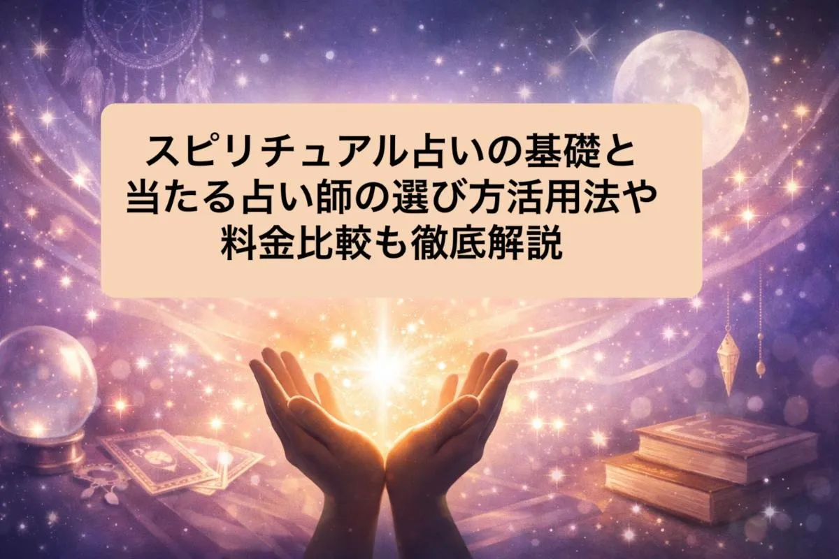 スピリチュアル占いの基礎と当たる占い師の選び方活用法や料金比較も徹底解説