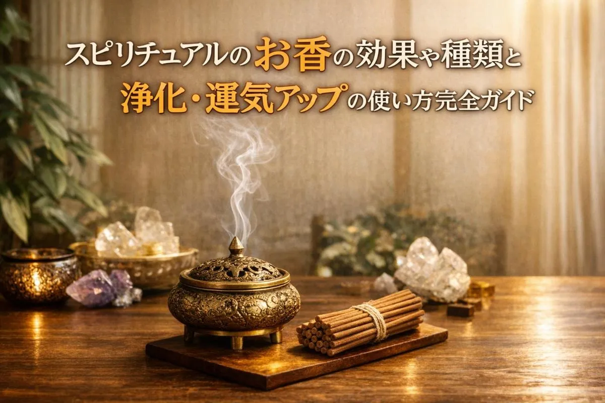 スピリチュアルのお香の効果や種類と浄化・運気アップの使い方完全ガイド