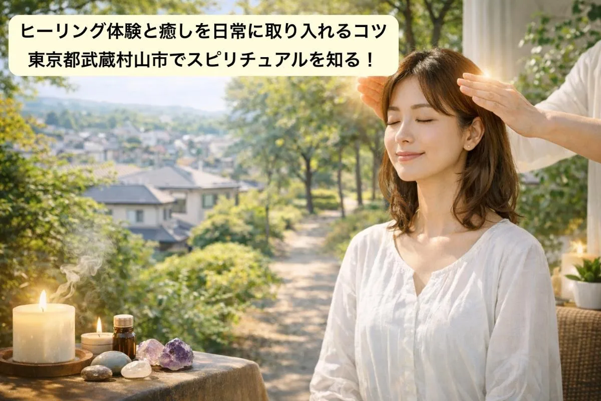 東京都武蔵村山市でスピリチュアルを知る！ヒーリング体験と癒しを日常に取り入れるコツ