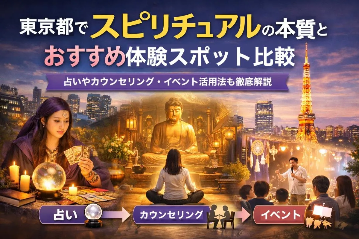 東京都のスピリチュアル体験完全ガイド!カウンセリングの効果とおすすめ方法